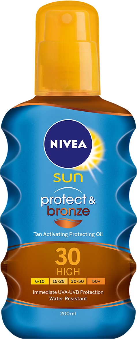 NIVEA Sun Protect & Bronze Ulei spray plaja SPF30 200ml